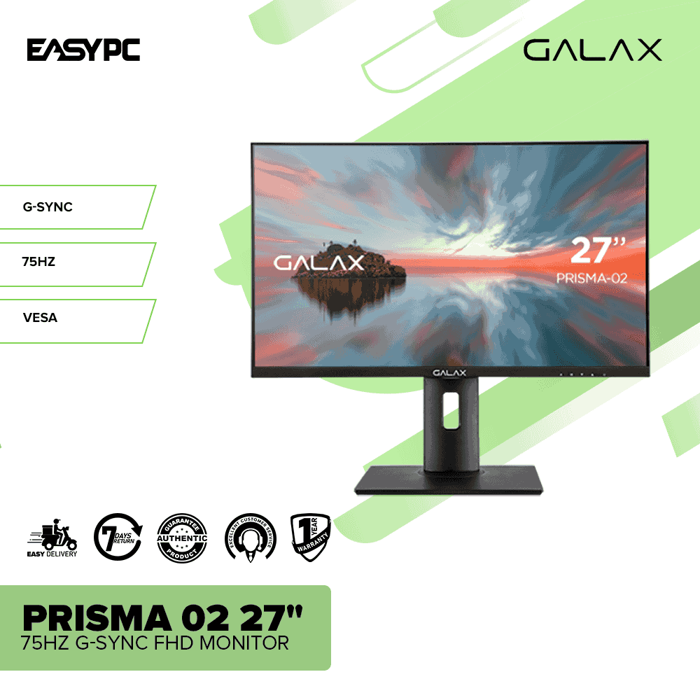 Galax Prisma - 02 27" 75HZ G-Sync FHD Monitor-a