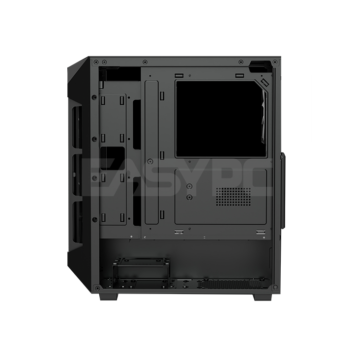 Gamdias Aura GC1 Elite V2 Built-in ARGB Fan Mid Tower Gaming Case Black-c