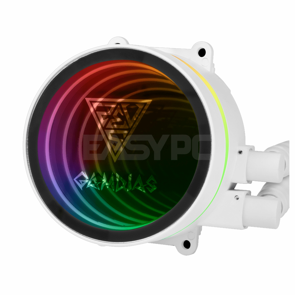 Gamdias Chione M3-240W AIO CPU ARGB Liquid Cooler White-c