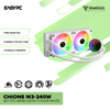 Gamdias Chione M3-240W AIO CPU ARGB Liquid Cooler White