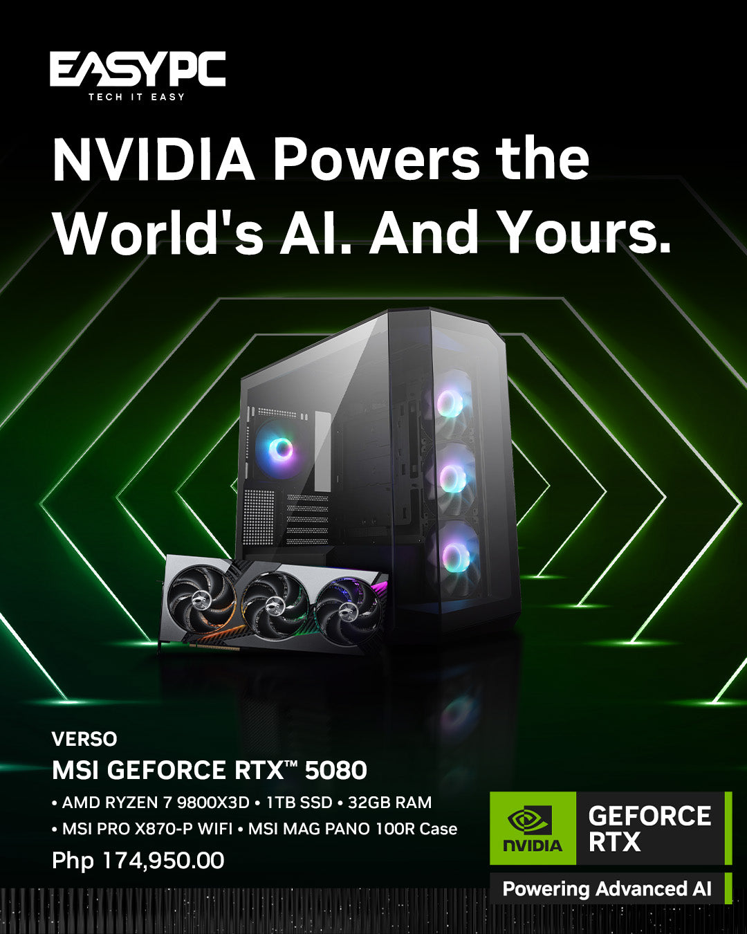 RTX 5080 Gaming Desktop PC AMD Ryzen 9800X3D Ultimate 4K