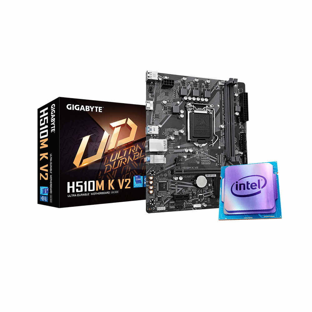GIGABYTE BUILD Intel Core I3-10100 GIGABYTE H510M-K - Main Image