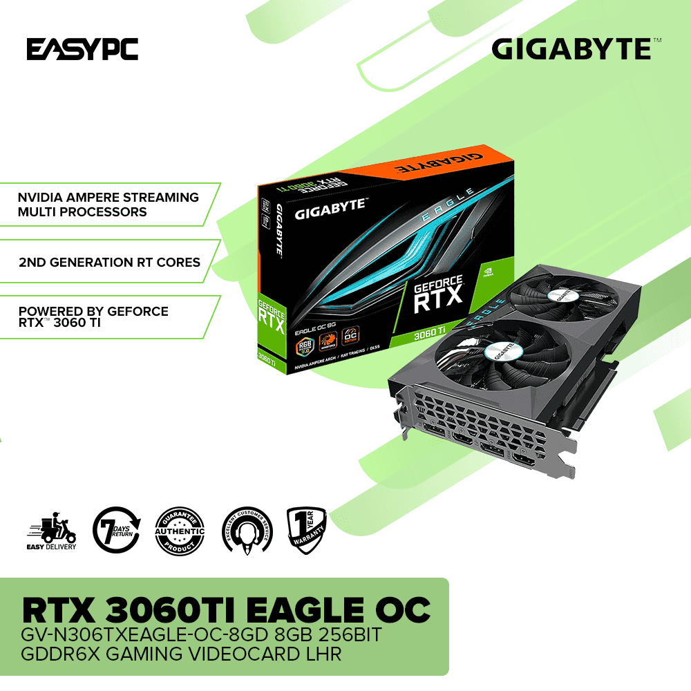 Gigabyte NVIDIA® GeForce RTX™ 3060Ti Eagle OC GV-N306TXEAGLE-OC
