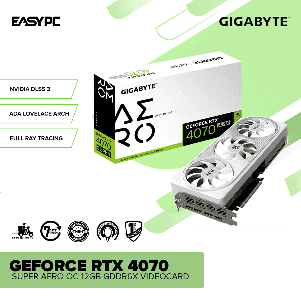 Gigabyte GeForce RTX 4070 Super Aero OC 12GB GDDR6X Videocard