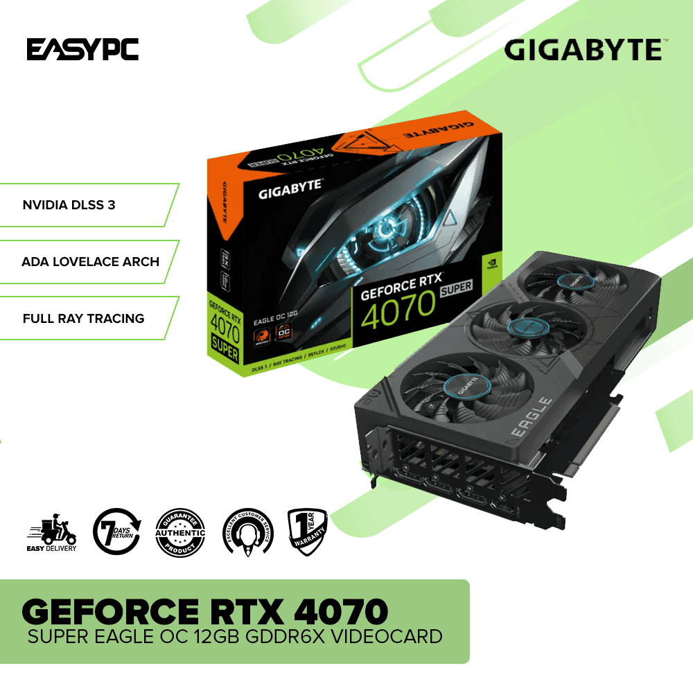 Gigabyte GeForce RTX 4070 Super Eagle OC 12GB GDDR6X Videocard