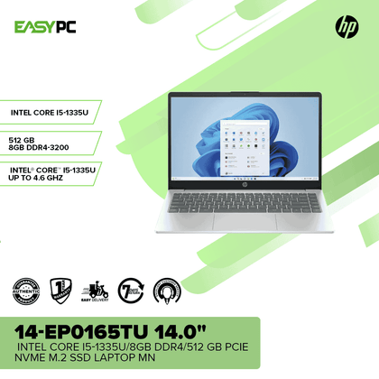 HP14-ep0165TU14.0IntelCorei5-1335U8GBDDR4512GBPCIeNVMeM.2SSDLaptopMN_1