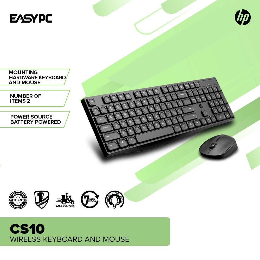 HP CS10 Wireless Keyboard and Mouse – EasyPC