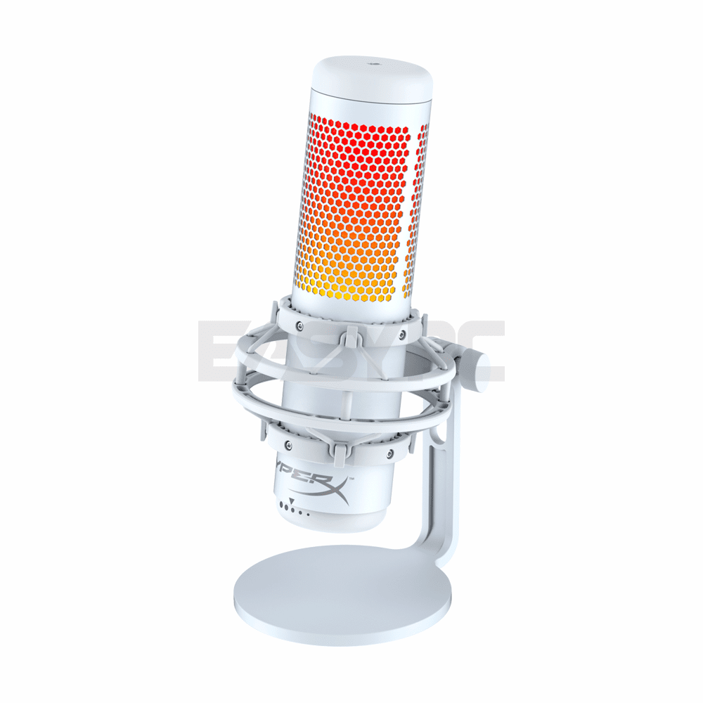 HyperX QuadCast S USB Condenser Microphone White/Grey – EasyPC