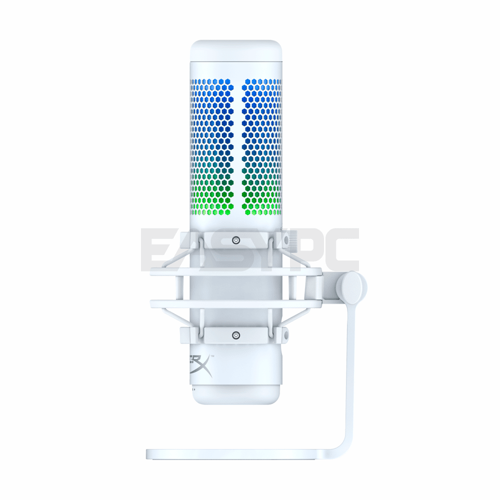 HyperX QuadCast S USB Condenser Microphone White/Grey – EasyPC
