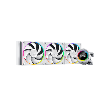 ID Cooling SPACE LCD SL360 AIO Liquid Cooling White-a