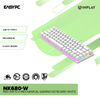 Inplay NK680-W Red switch Mechanical Gaming Keyboard White