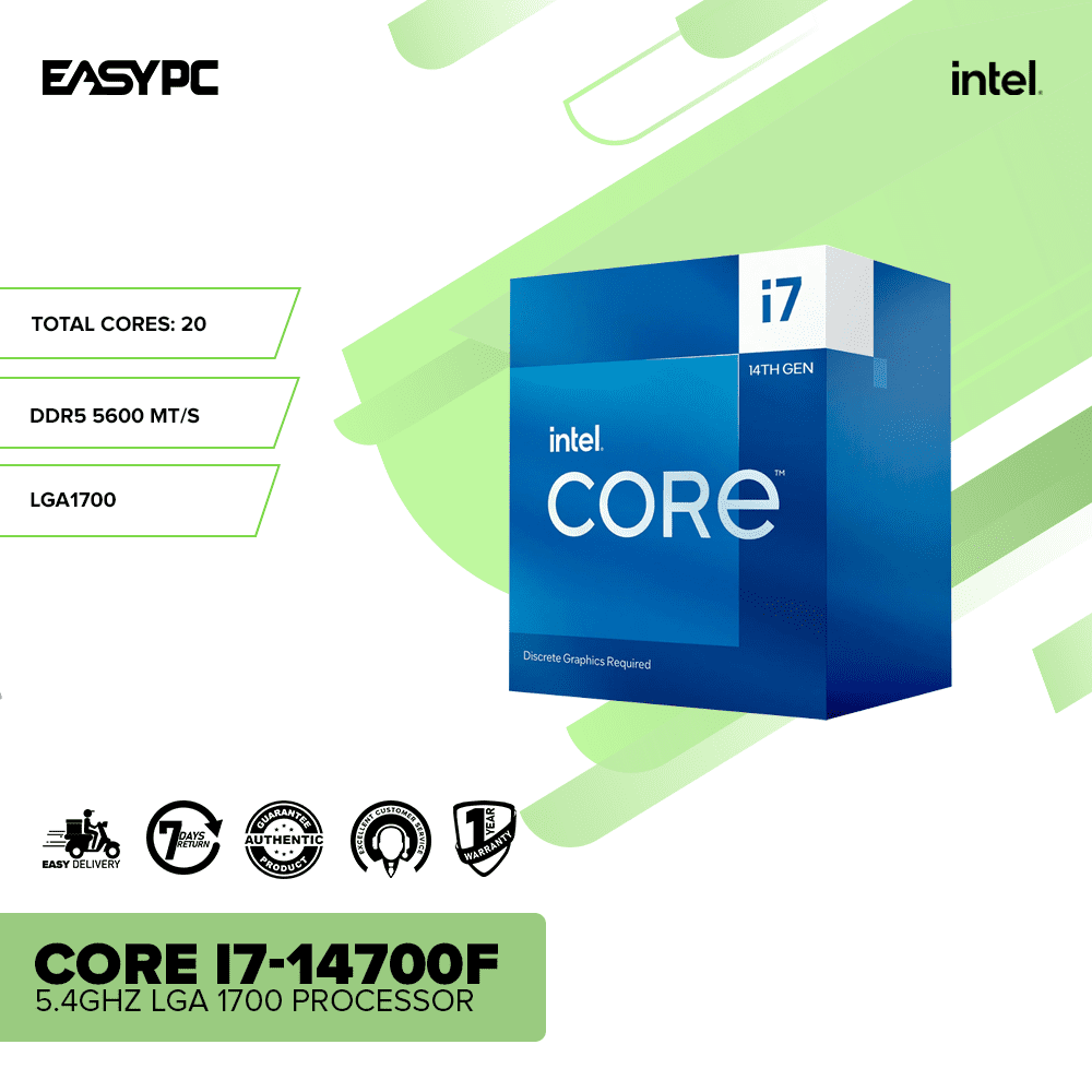 Intel Core i7-14700F 5.4GHz LGA 1700 Processor – EasyPC