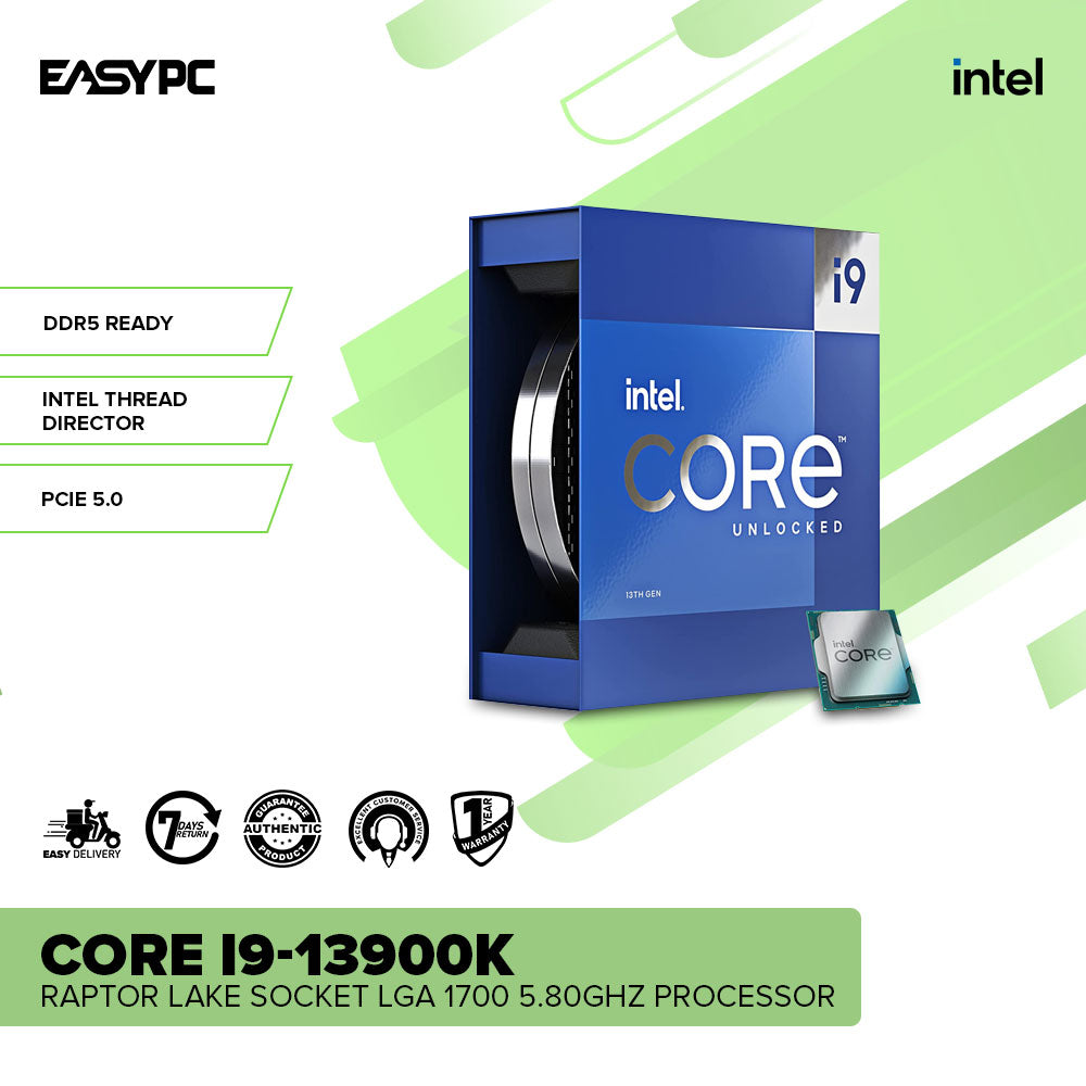 Intel Core i9-13900K LGA 1700 13th Gen 5.8GHz CPU – EasyPC