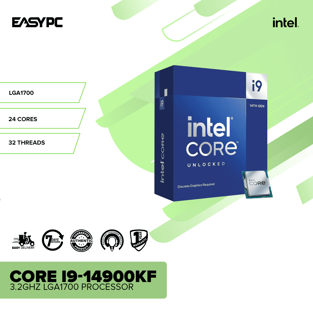 Intel Core i9-14900KF LGA 1700 14th Gen 3.2GHz CPU – EasyPC