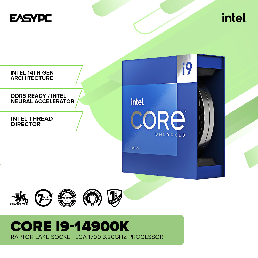 Intel Core i9-14900K Raptor Lake Socket LGA 1700 3.20GHz Processor – EasyPC
