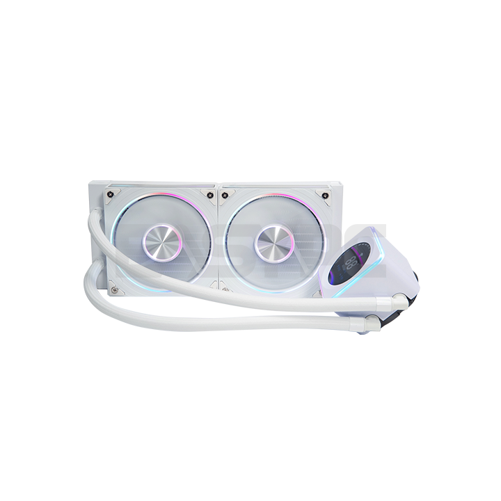 Jungle Leopard Astrobeat 240 Digital ARGB AIO Liquid Cooler White-a