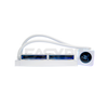 Jungle Leopard Astrobeat 240 Digital ARGB AIO Liquid Cooler White-b