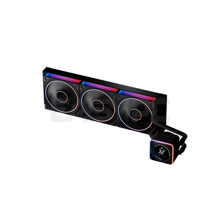 Jungle Leopard Astrobeat 360 Digital ARGB AIO Liquid Cooler Black-a