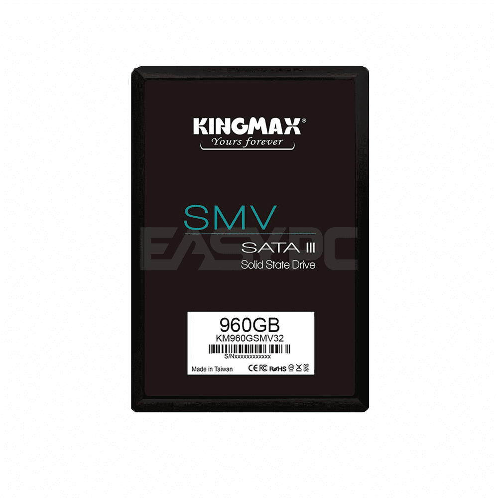 KINGMAX SMV 960GB SATA SSD 使用時間9時間 KINGMAX 960GB Sata 3 Solid State Drive – EasyPC
