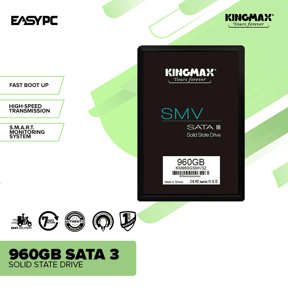 KINGMAX 960GB Sata 3 Solid State Drive – EasyPC