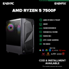 AMD Ryzen 5 7500F / A620M / RX 6600 / 32GB 6000MHZ / 500GB M.2 NVME / 500W / ATX CASE GAMING Pre-build