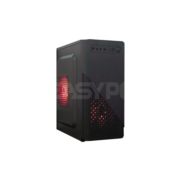 Keytech K6 With Power Supply Micro ATX Gaming PC Case Black – EasyPC