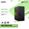 Keytech K6 With Power Supply Micro ATX Gaming PC Case Black