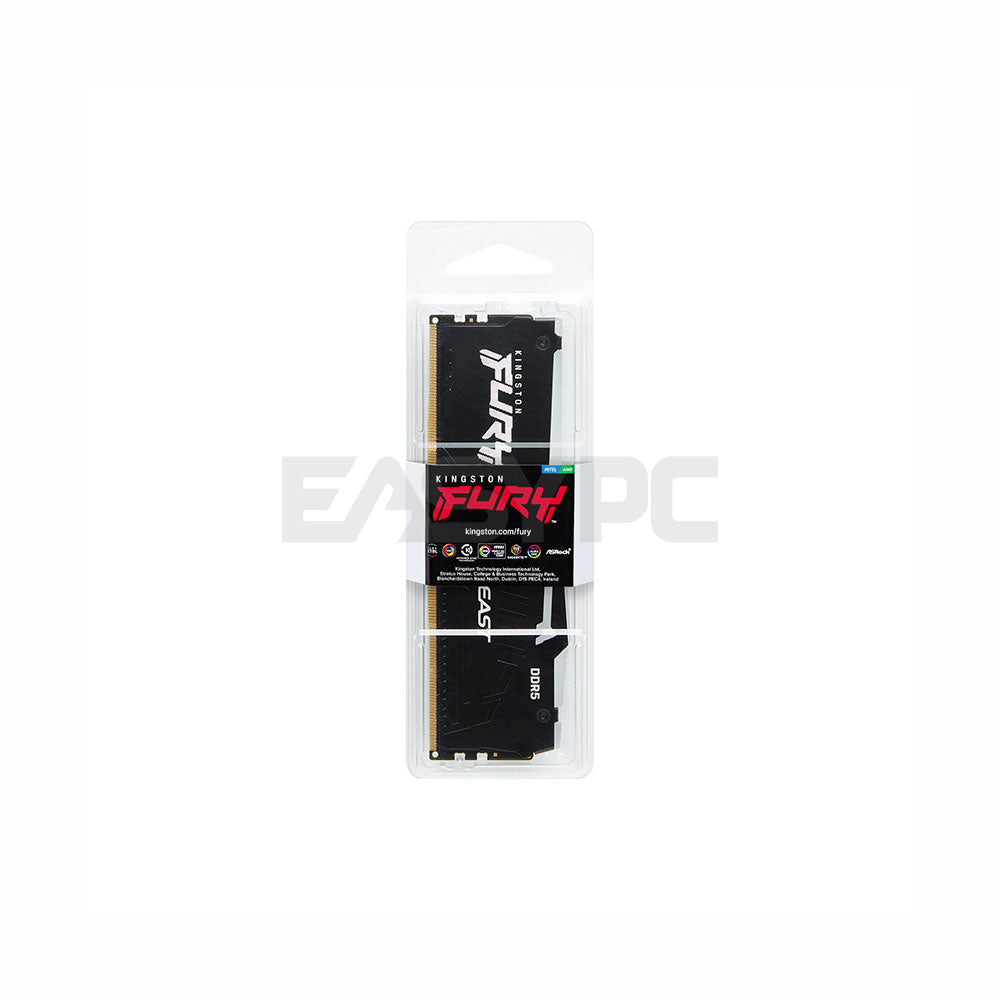 Kingston Fury Beast 16GB 2x8 6000MT/s DDR5 RGB Memory Black+c