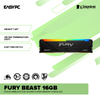 Kingston Fury Beast 16gb KF432C16BB2A/16 1x16 3200MT/s Ddr4 Memory RGB Black