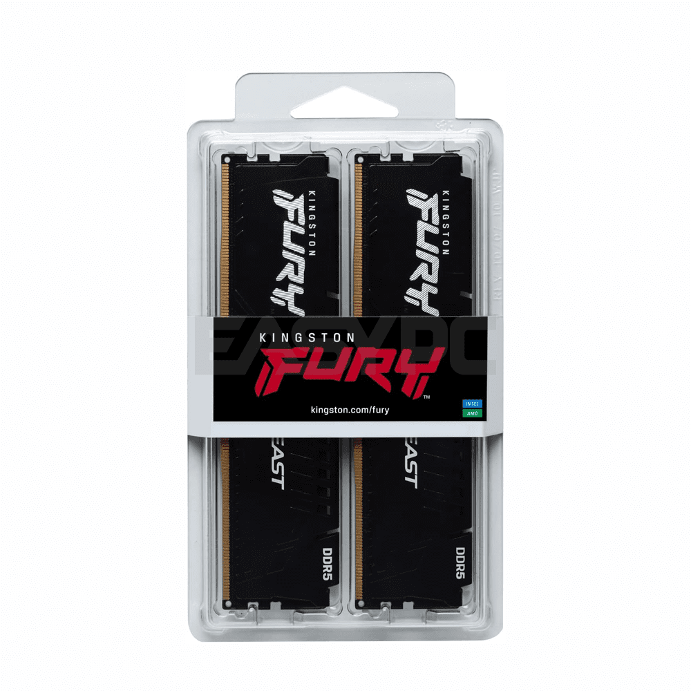 Kingston Fury Beast 16GB 2x8 DDR5 5200MHz RAM – EasyPC Kingston Fury Beast 16GB 2x8 DDR5 5200MHz RAM – EasyPC