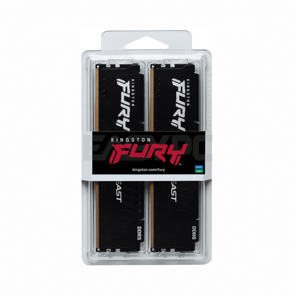 Kingston Fury Beast 32GB 2x16 DDR5 5600MHz RAM – EasyPC