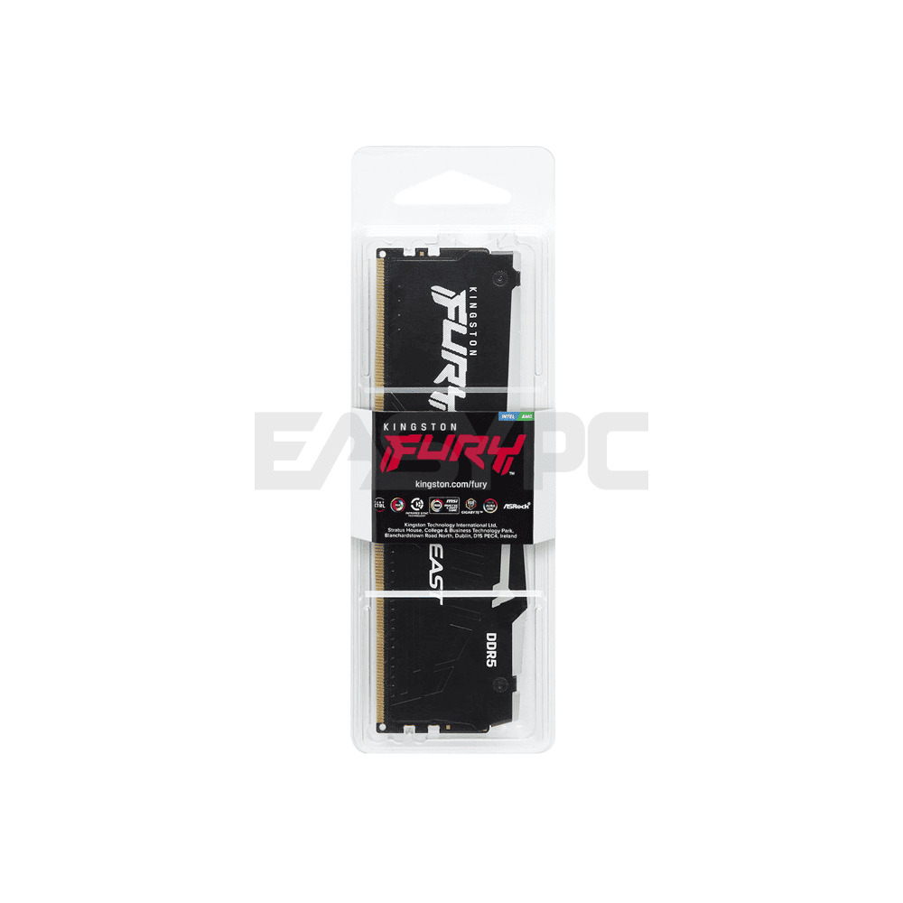 Kingston Fury Beast KF556C36BBEA-16 16GB (1x16GB) DDR5 5600MT/s CL36 Black RGB EXPO-c
