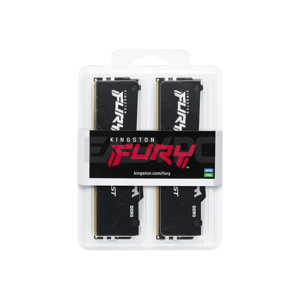 Kingston Fury Beast KF556C40BBK2-16 16GB (2x8GB) DDR5 5600MT/s CL40 Black XMP-c