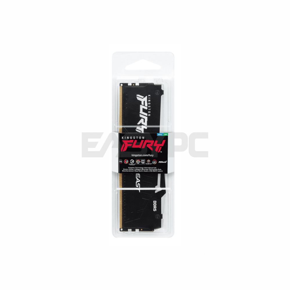 Kingston Fury Beast KF560C40BBA-16 16GB (1x16GB) DDR5 6000MT/s CL40 Black RGB XMP-c