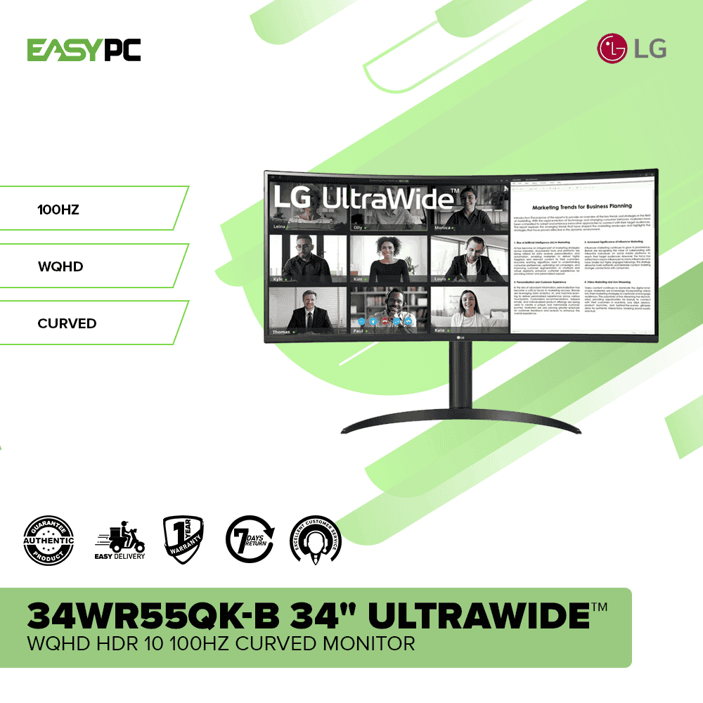 LG 34WR55QK-B 34