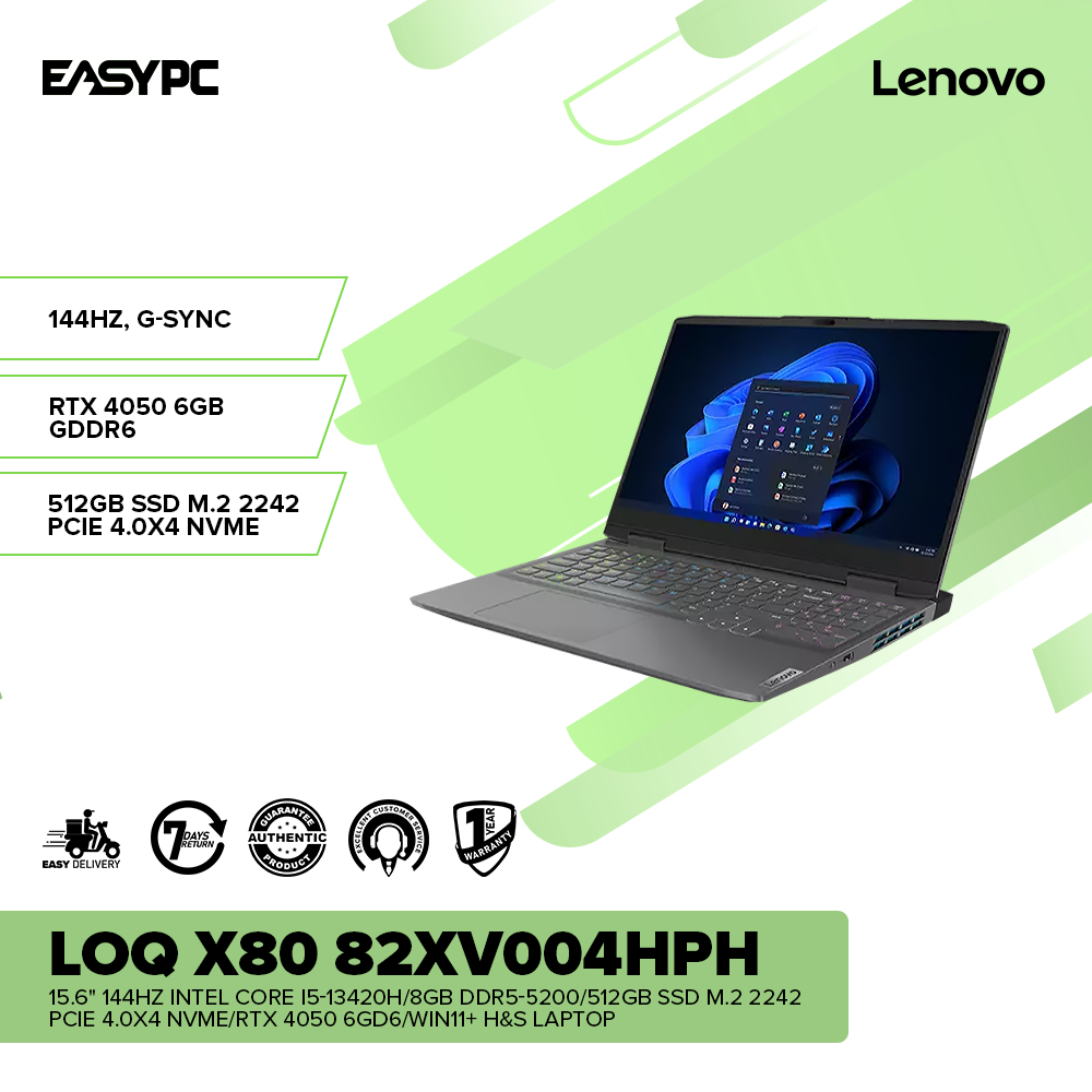 Lenovo LOQ x80 82XV004HPH 15.6