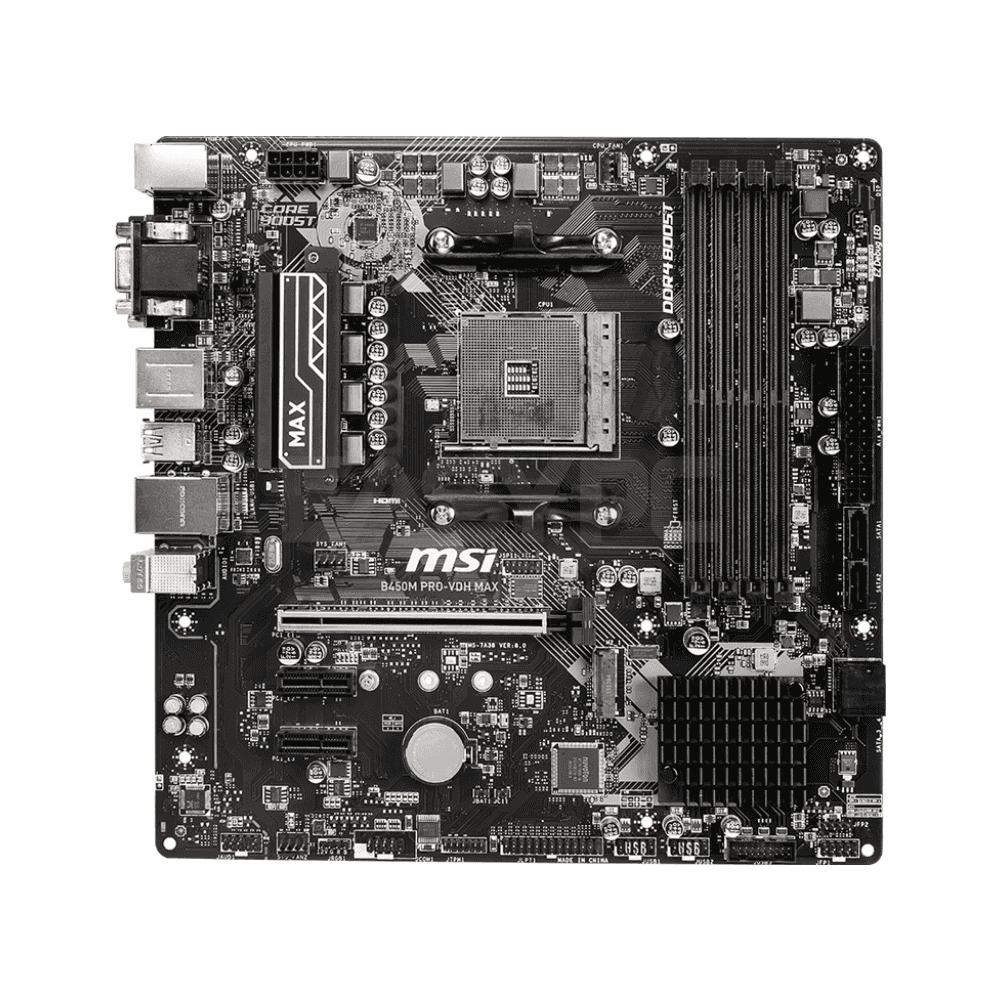 MSI B450M Pro VDH Max Socket Am4 Ddr4 Motherboard – EasyPC