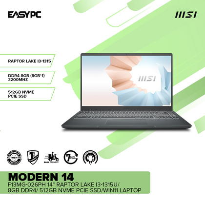 MSI MODERN 14 F13MG-026PH 14