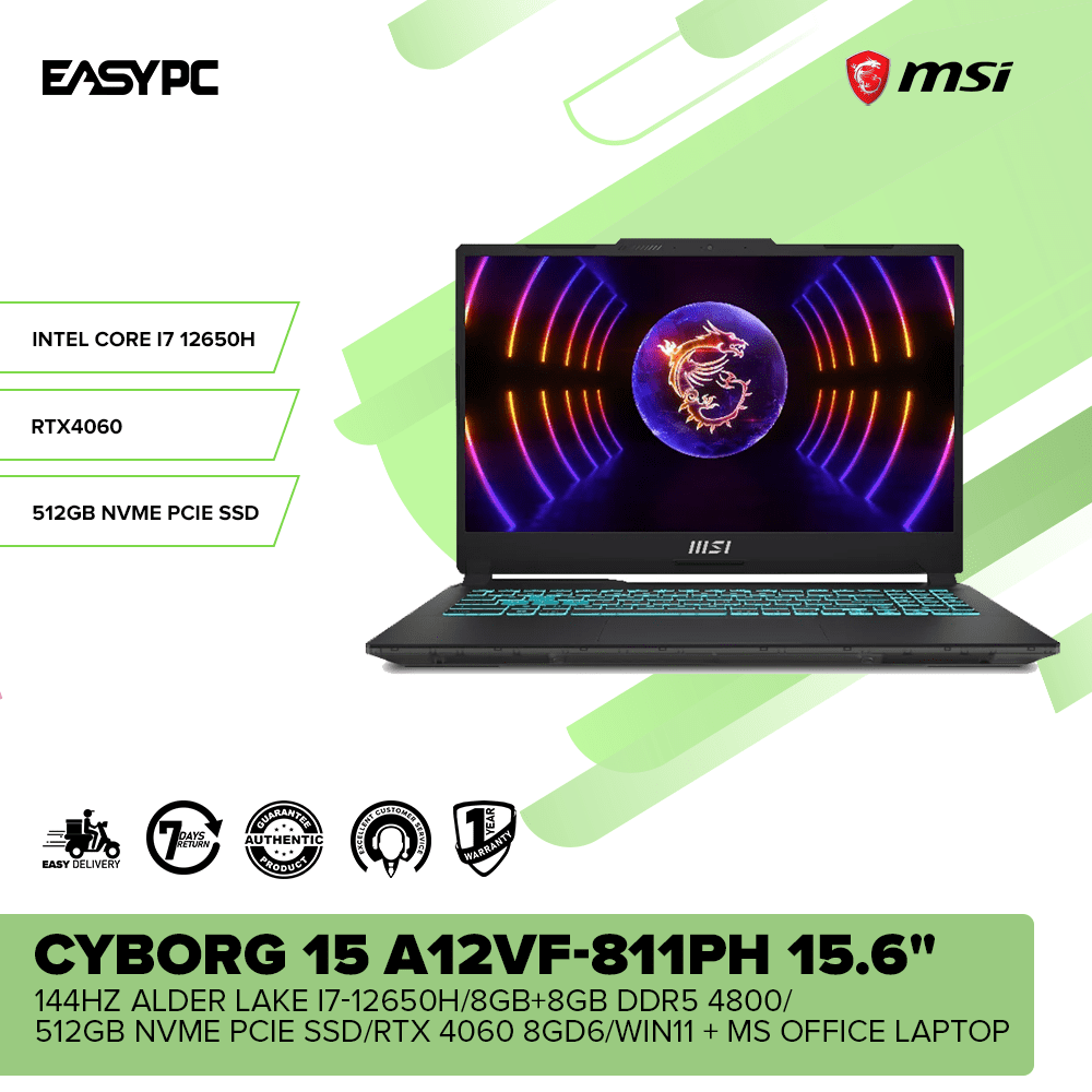 MSI CYBORG 15 A12VF-811PH 15.6