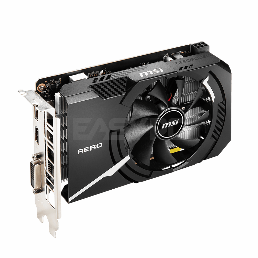 MSI NVIDIA GeForce GTX 1650 D6 AERO ITX OCV1 4GB 128BIT GDDR6 Videoca EasyPC