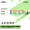MSI MAG Coreliquid E360 CPU Liquid Cooler White