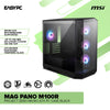 MSI MAG PANO M100R Project Zero Micro ATX PC Case Black