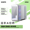 MSI MAG PANO M100R Project Zero Micro ATX PC Case White