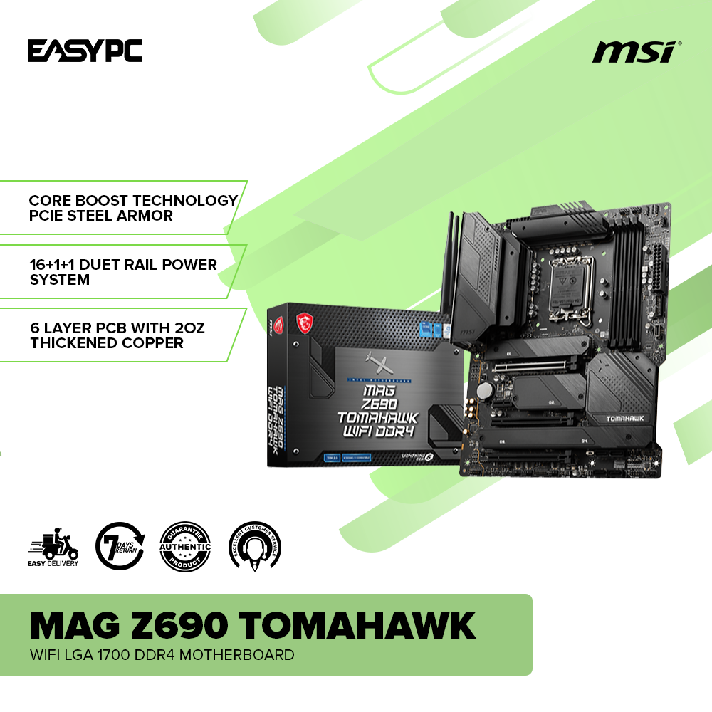 MSI MAG Z690 Tomahawk WiFi LGA 1700 Motherboard
