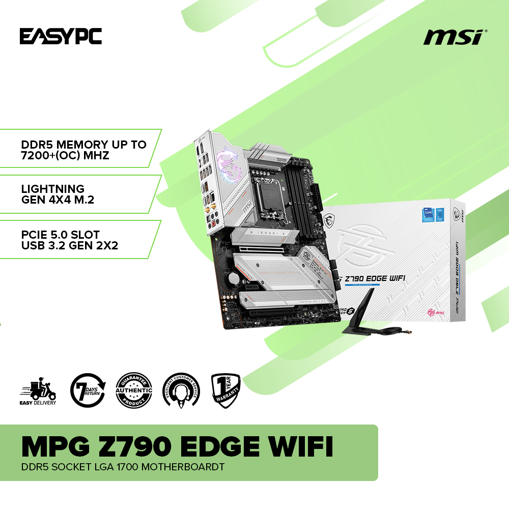 MSI MPG Z790 EDGE WIFI ddr5 Socket LGA 1700 motherboard