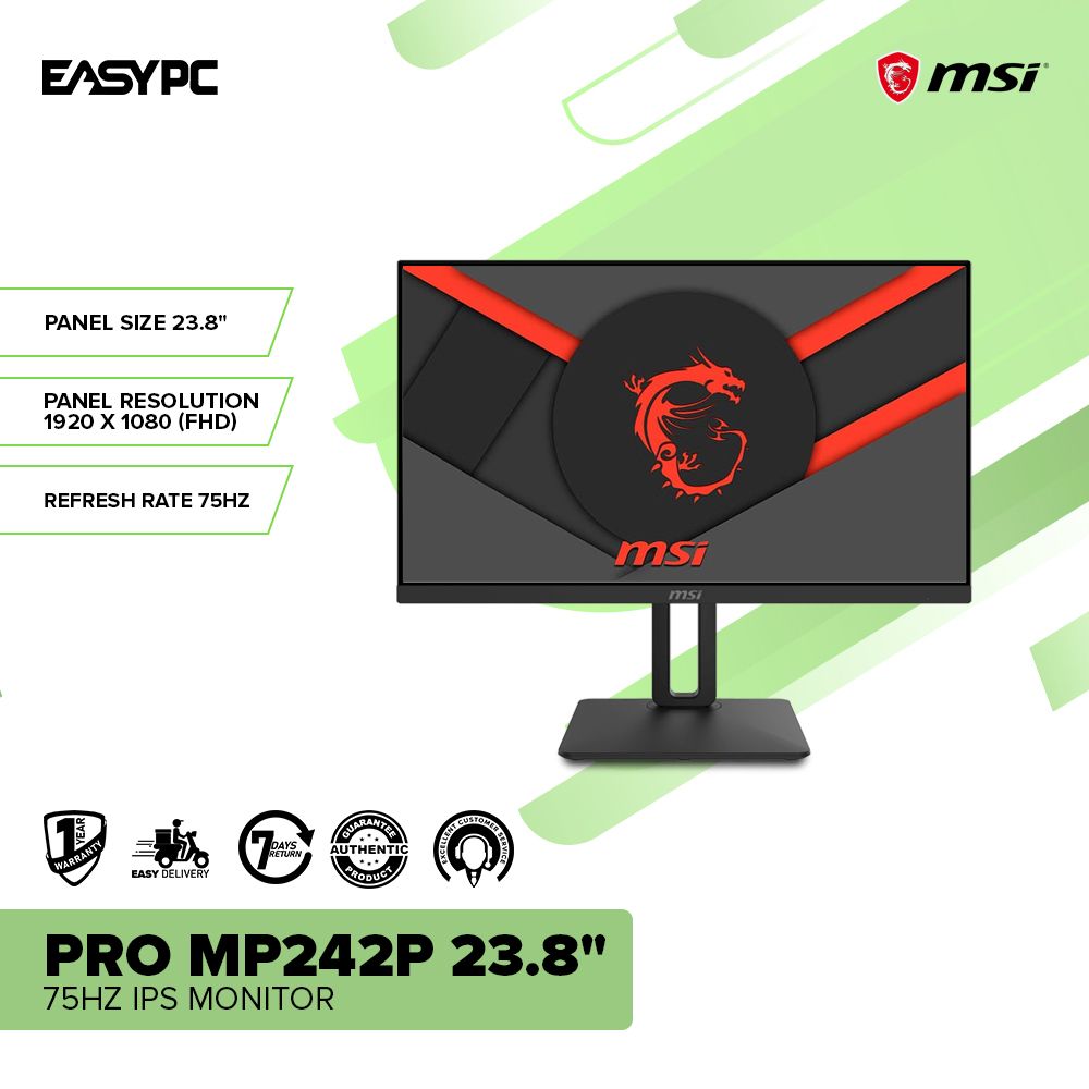 MSI Pro MP242P 23.8 75Hz IPS Monitor-a