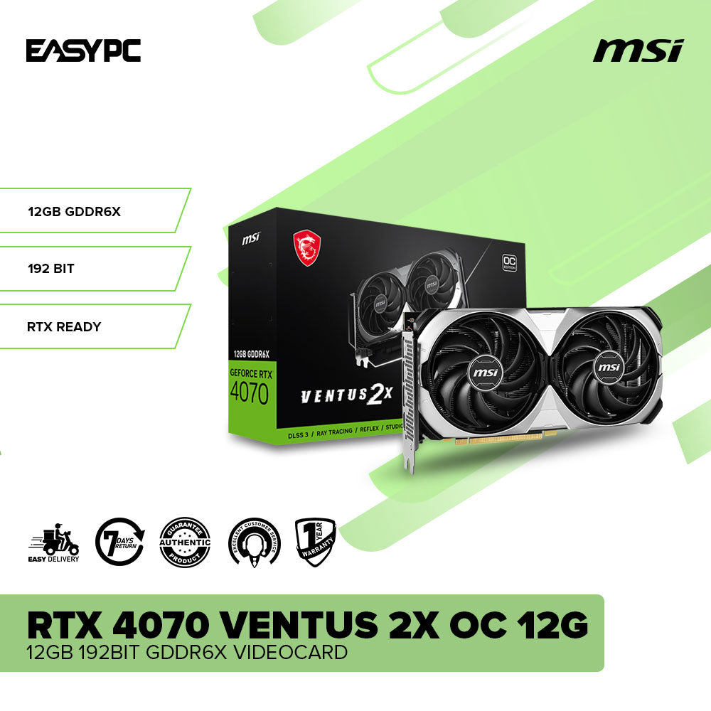 MSI つらい GeForce RTX 4070 VENTUS 2X 12GB MSI つらい GeForce RTX 4070 VENTUS 2X 12GB