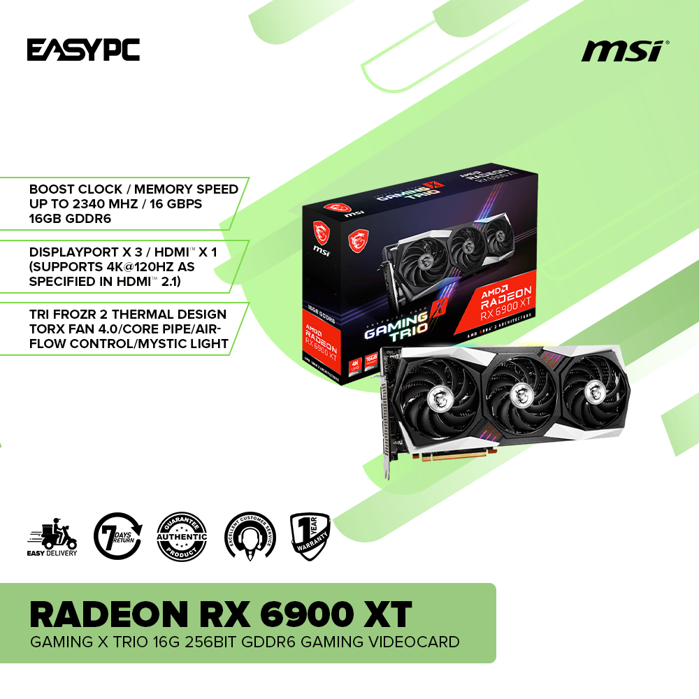 MSI Radeon RX 6900 XT Gaming X Trio