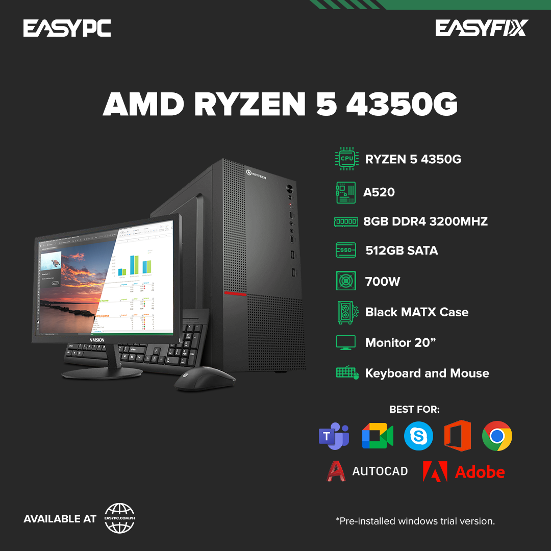Productivity Set Intel Core i3-12100 – EasyPC