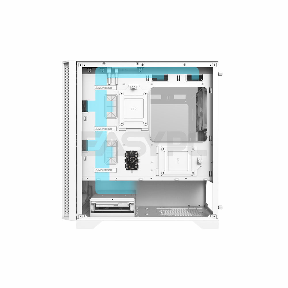 Montech Air 100 ARGB Mesh Micro ATX Tempered Glass Side – EasyPC